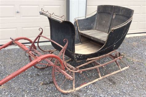 Vintage MINT SHAPE! Wrought Iron Metal <b>Sleigh</b> Sled. . Horse drawn sleigh for sale craigslist near missouri